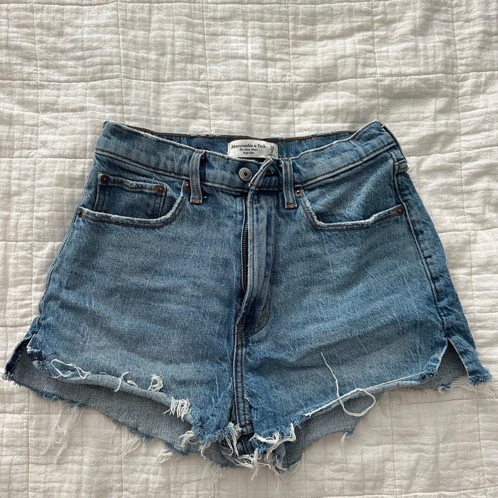 Abercrombie & Fitch High Waisted Jean Shorts